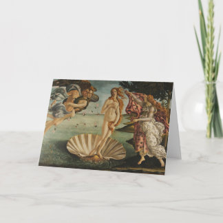Cartão O nascimento de Botticelli de Venus