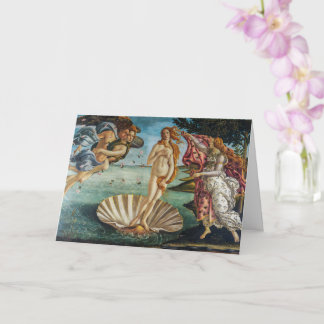 Cartão O Nascimento de Vênus | Botticelli |