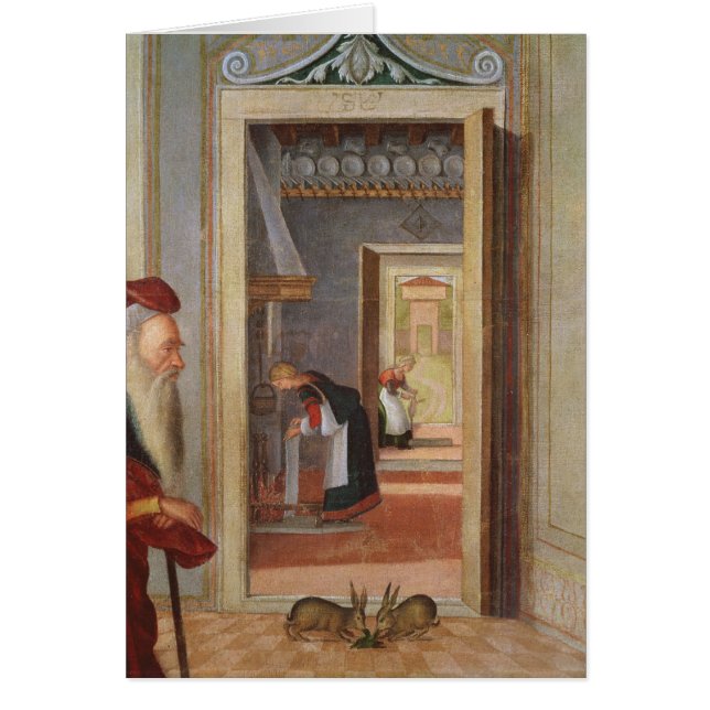 Cartão O nascimento do Virgin (Frente)