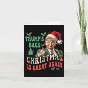 Cartão O Natal de Trump é Excelente novamente Engraçado