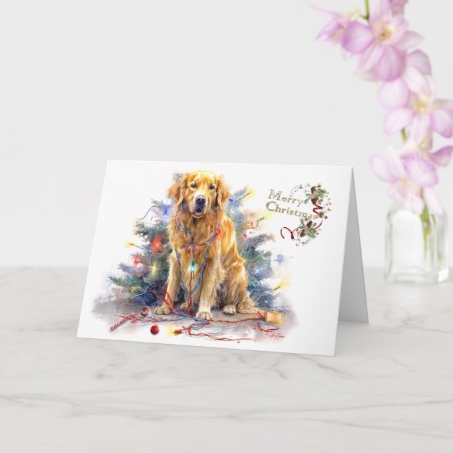 Cartão O Natal Deseja o Natal Tangido e Delicioso (Orquídea)