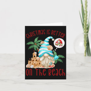 Cartão O Natal É Melhor Na Praia - O Amor De Natal Engraç