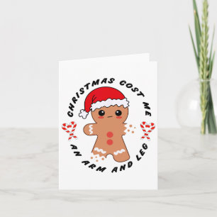 Cartão O Natal Me Custou Um Braço E Uma Perna Humor Cooki