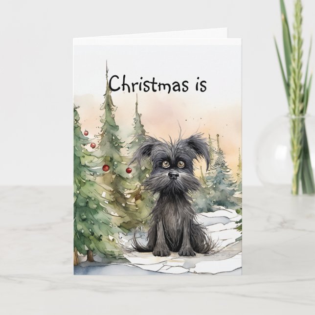 Cartão O Natal não é para você. (Frente)