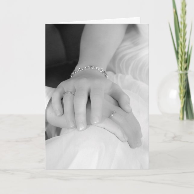 Cartão O Newlywed entrega II, parabéns (Frente)