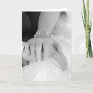 Cartão O Newlywed entrega II, parabéns