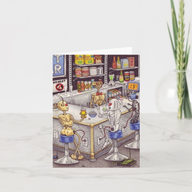 Cartão O Nite dos bot fora do notecard (Frente)