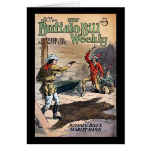 Cartão O no. semanal novo 74 1914 de Buffalo Bill