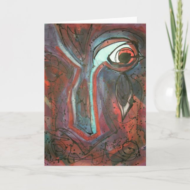 Cartão O Notecard de Olhos da Mente (Frente)