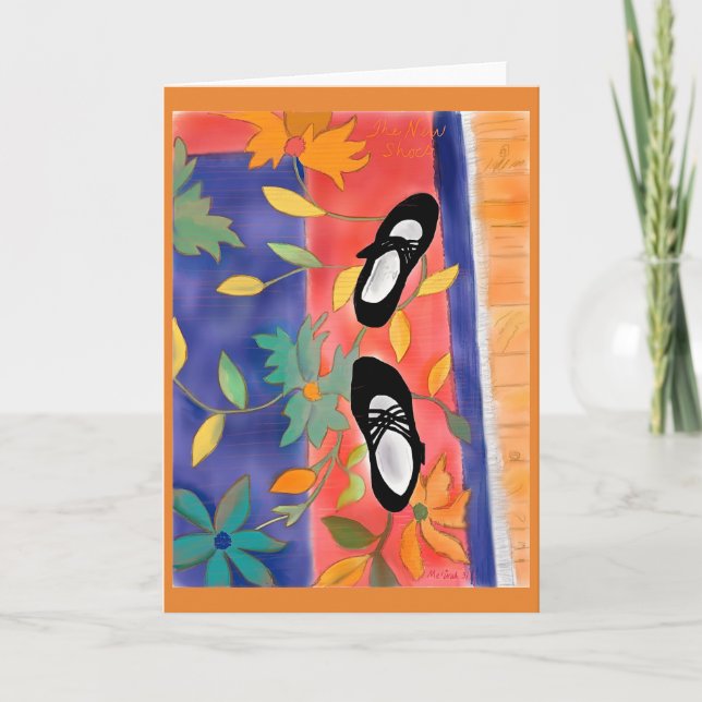 Cartão O novo adaptador de Calçados (Frente)