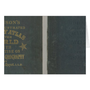 Cartão O novo Atlas da Família Ilustrada de Johnson