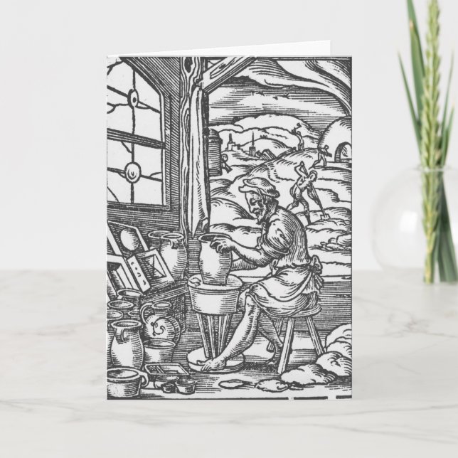 Cartão O oleiro, 1574 (Frente)