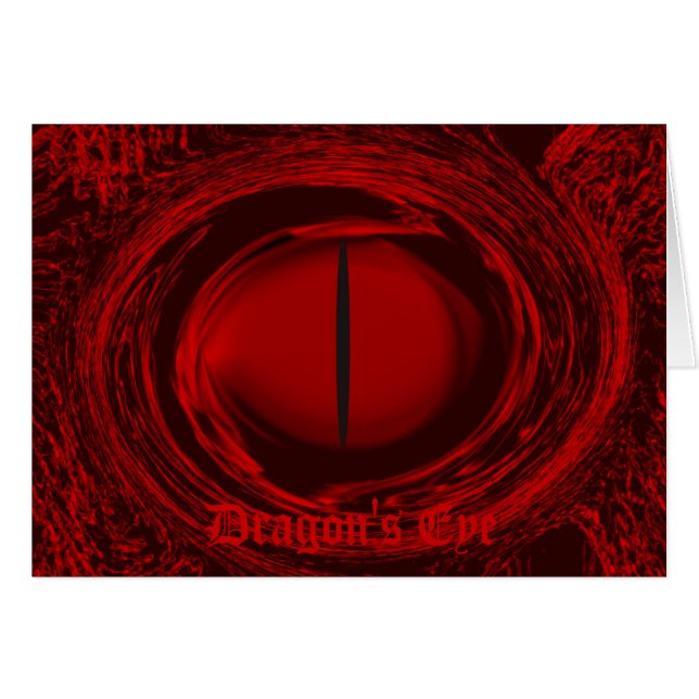 CARTÃO O OLHO DO DRAGÃO (Frente Horizontal)