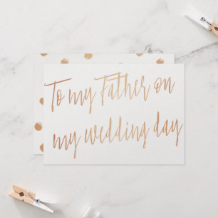 Cartão O ouro aumentou "a meu padrasto em meu dia do