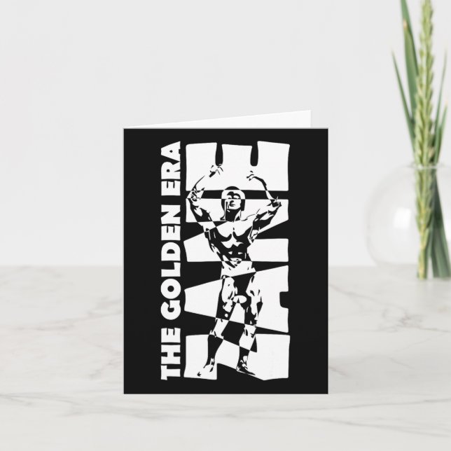 Cartão O Ouro Era Zane Bodybuilding (Frente)