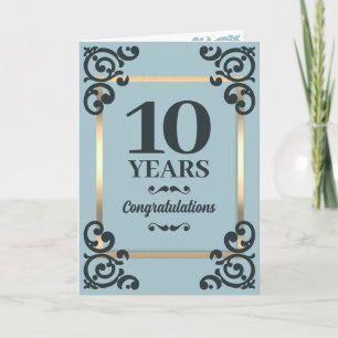 Cartão O ouro falso floresce em qualquer aniversário de f