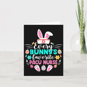 Cartão O Pacu Enfermeiro Favorito de Todos os Coelhinhos