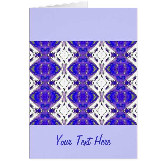 Cartão O Padrão Sunset de Joan (Frente)