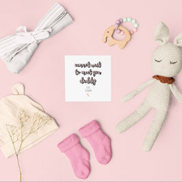 Cartão O Pai Futuro Do dia de os pais Logo Estará Cor-De-