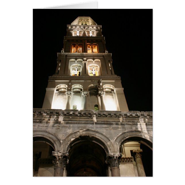 Cartão O palácio 1 de Diocletian (Frente)