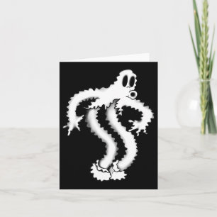 Cartão O Palhaço Fantasma Tremedor Espantoso Blackwork 