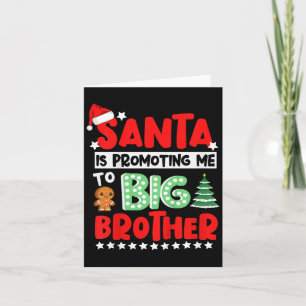 Cartão O Papai Noel Está Me Promovendo Para O Natal Do Ir