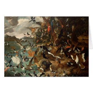 Cartão O parlamento dos pássaros