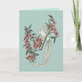 Cartão O Pássaro Cantante