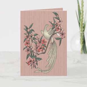 Cartão O Pássaro Cantante