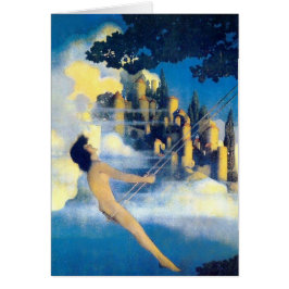 Cartão O Pássaro Dinky, Maxfield Parrish