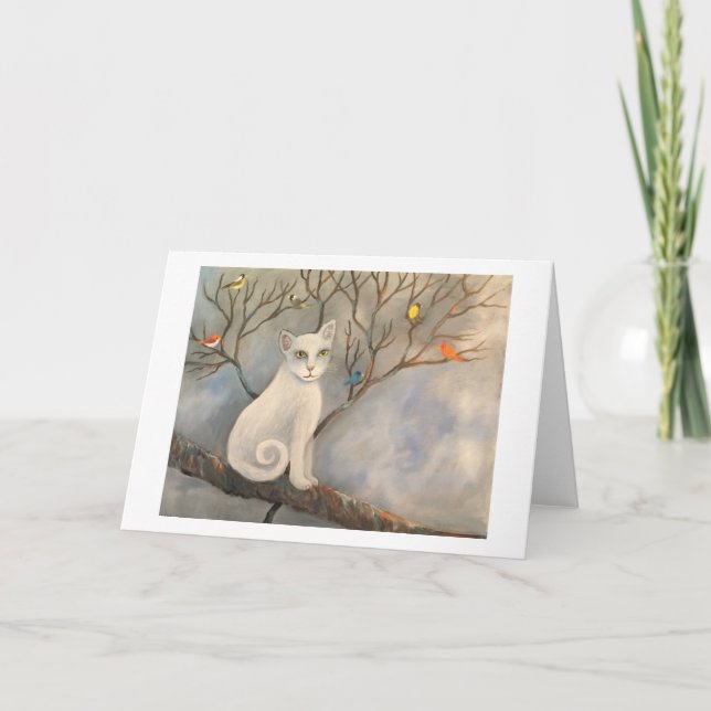 Cartão O Pássaro Lover (Frente)