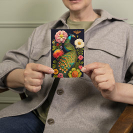 Cartão O Pavão | Moderno Heckel Personalizada