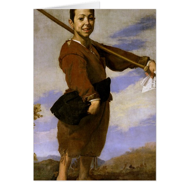 Cartão O pé de clube, 1642 (Frente)