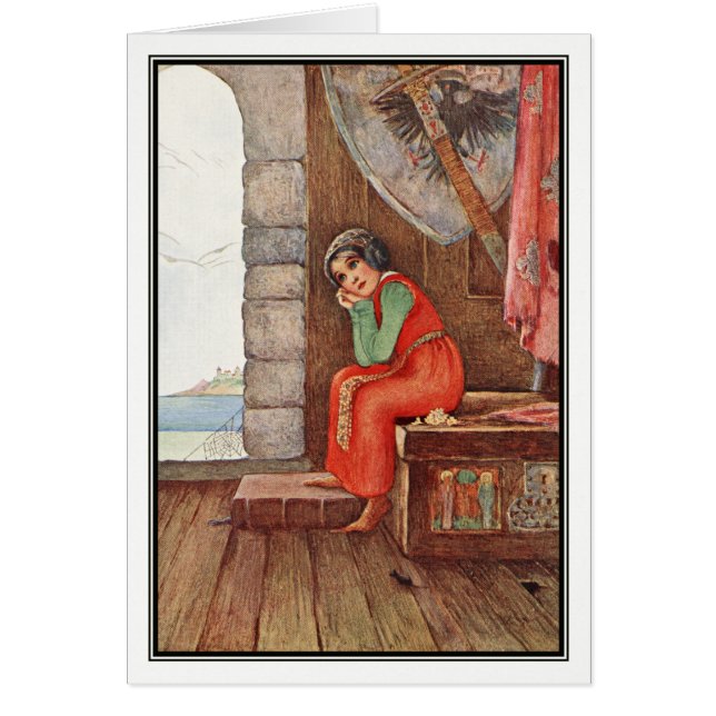 Cartão O Peito Antigo de Millicent Sowerby (Frente)