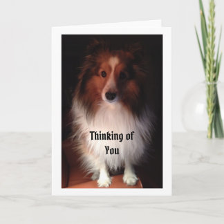 Cartão O pensamento de você carda