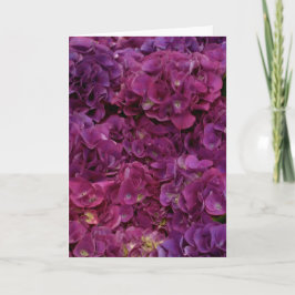 Cartão O pensamento de você carda com as flores