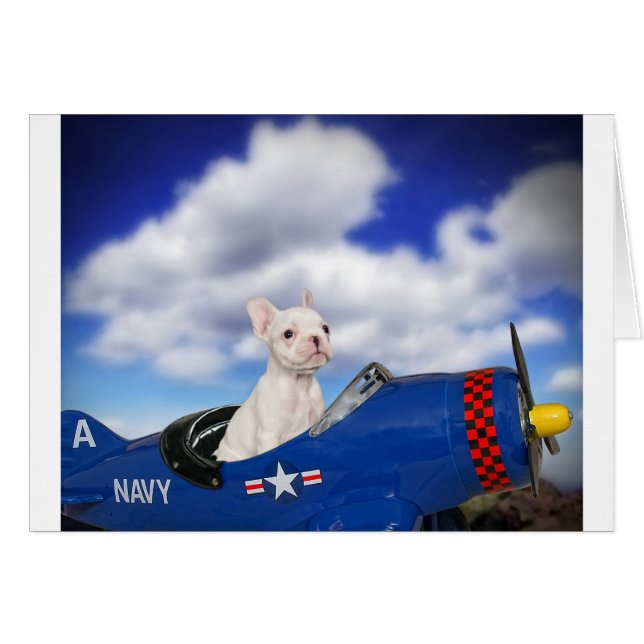 Cartão O pequeno piloto (Frente Horizontal)