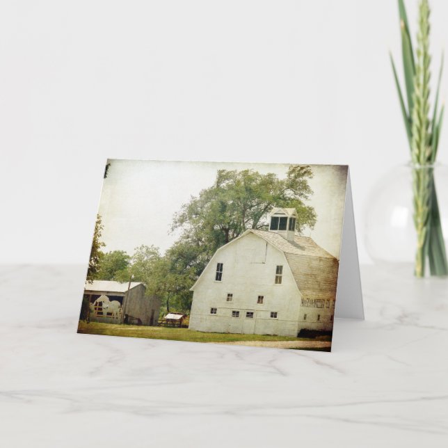 Cartão O Percheron Barn (Frente)