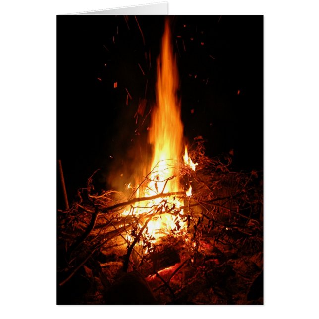 Cartão O Perfeito Campfire (Frente)