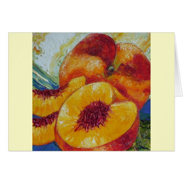 Cartão O pêssego de Paris (Frente Horizontal)