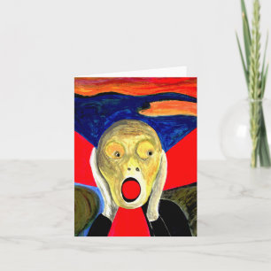 Cartão O Pintura Inspirada no Grito