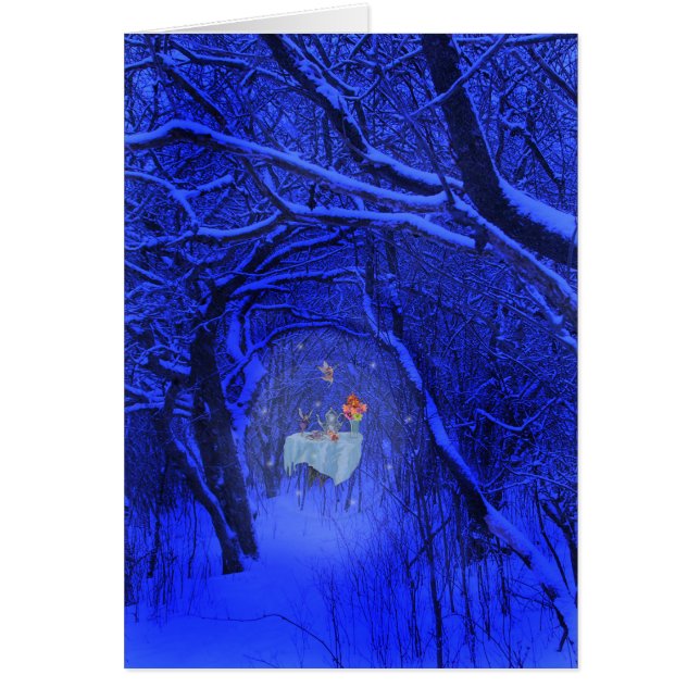 Cartão O portal do inverno (Frente)