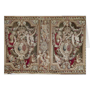 Cartão O Portiere do famosa, oficina dos Gobelins