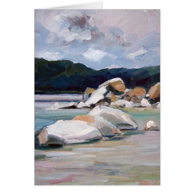 Cartão O porto da areia balança 2 (Frente)