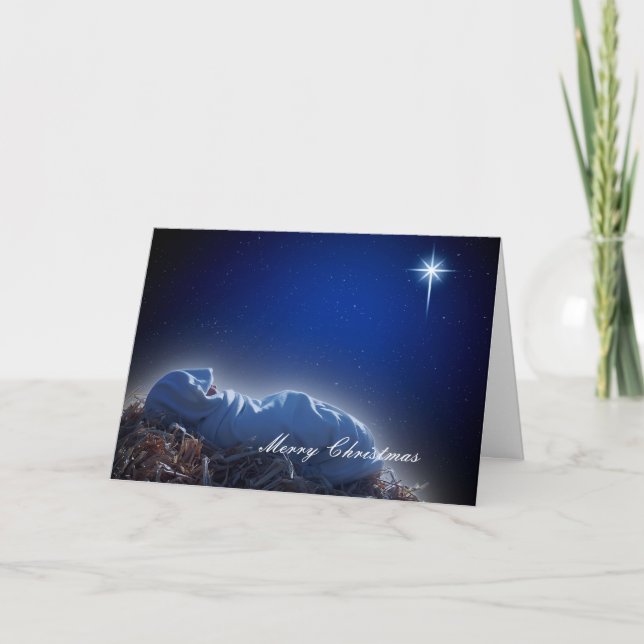 Cartão O presente do Natal (Frente)