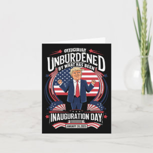 Cartão O Presidente Donald Trump 2025 Descarregado Pelo Q
