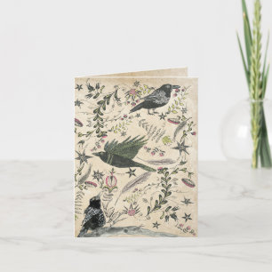 Cartão O Presságio do Corvo