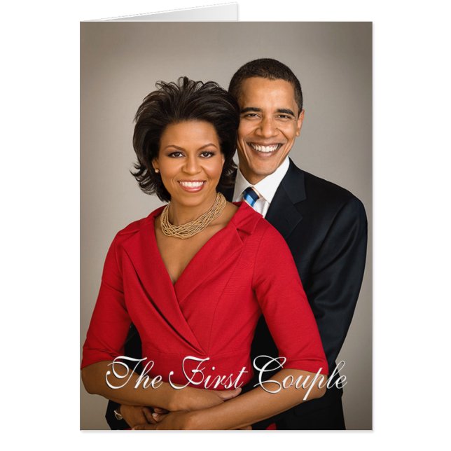 Cartão O primeiro casal (Frente)