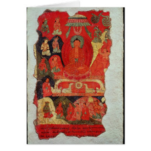 Cartão O primeiro sermão de Buddha