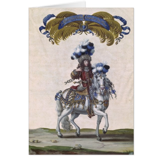 Cartão O príncipe de Conde (Frente)